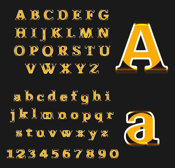 Alfabeto Originale Art Design — Vettoriale Stock