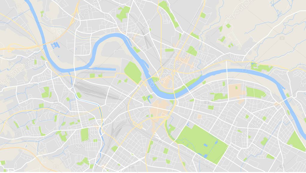 design vector map city