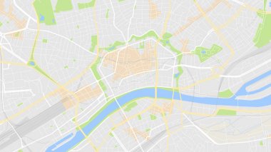 tasarım vektör harita city Frankfurt