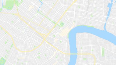 tasarım vektör harita şehir Yeni Orlean