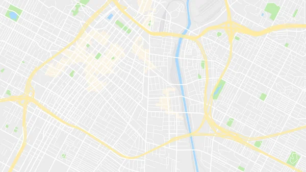 Design Vector Map Cidade Los Angeles — Vetor de Stock