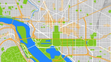 tasarım vektör harita şehir