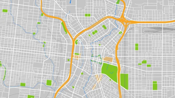 vektör harita şehir San Antonio Tasarla