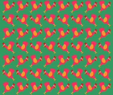 Arka plan ile parlak yavru horozlar.