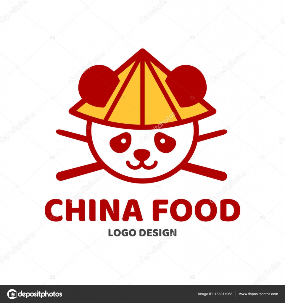中国食品熊猫和筷子的帽子图库矢量图©Kahovsky 165917968, image size:1600x1700