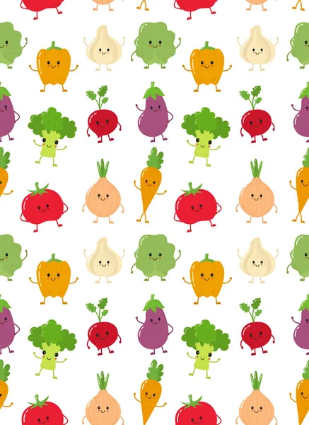 Cute çiğ sebze toplama gülümseyen mutlu 