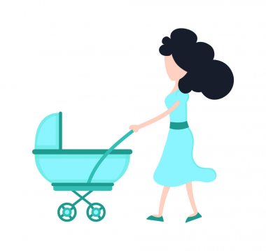 Genç güzellik anne anne çocuk ile 