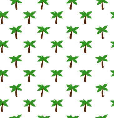 Siyah palm seamless modeli. Vektör 