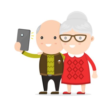 Yaşlı adam ve kadın, büyükanne 