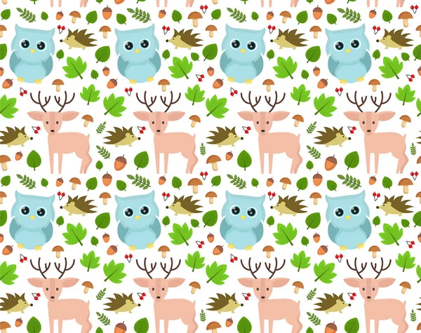 Tatlı sorunsuz orman desen tasarım. 