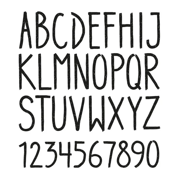 Elle çizilmiş hipster vintage harfler 