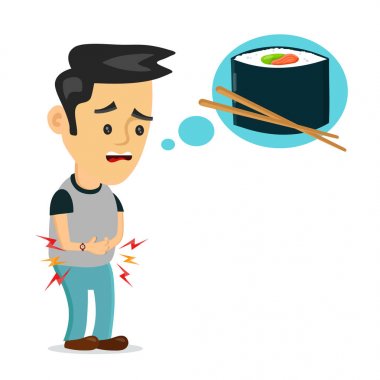 Üzgün bir adam acı genç aç