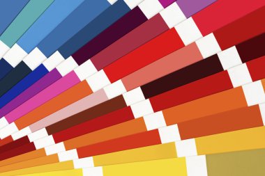 Renk paleti Kılavuzu kapatın. Renkli katalog.