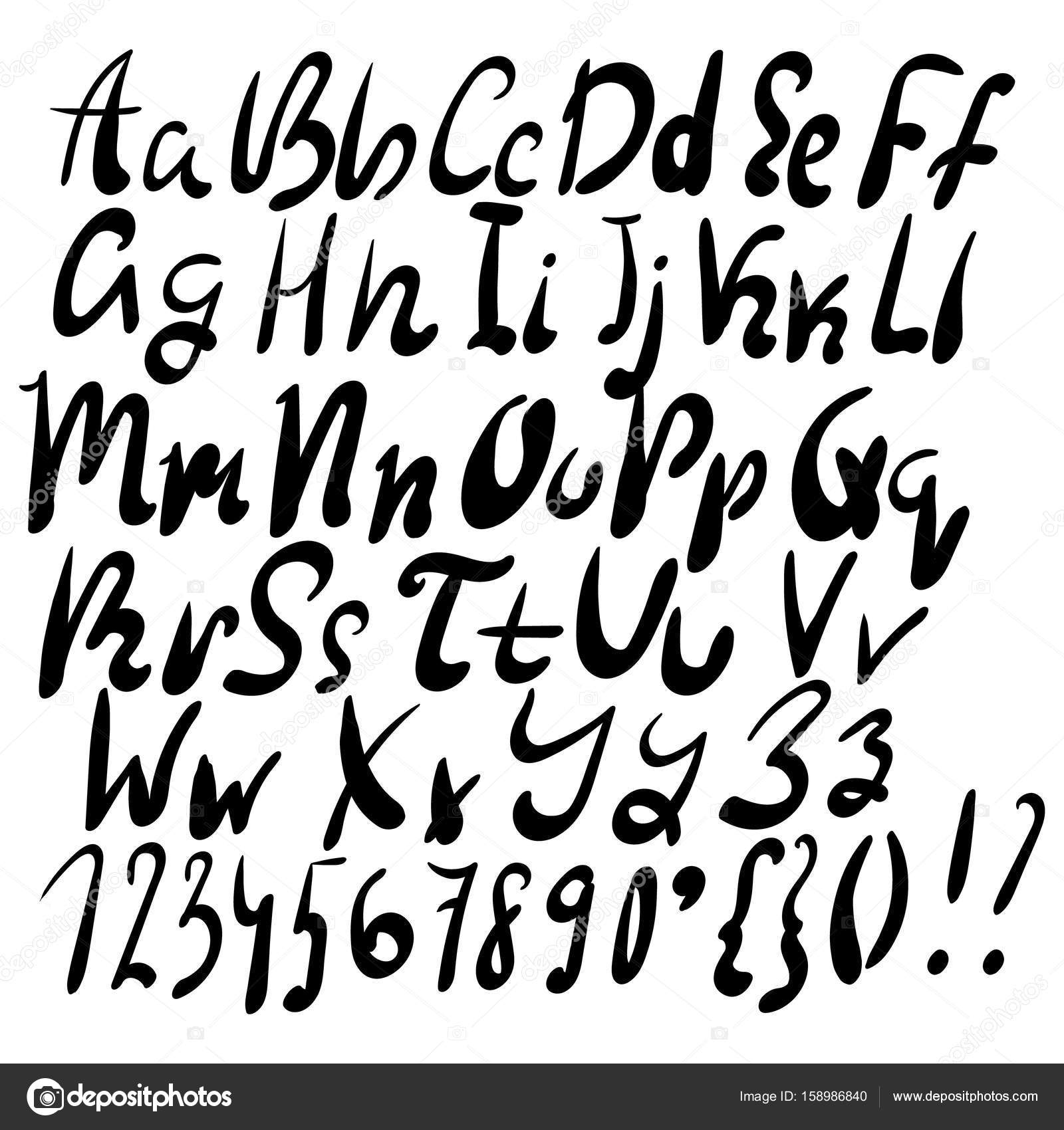 Abecedario en lettering | Lettering Fonts
