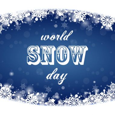 Gün kar. Noel tebrik kartı Merry Christmas yazı