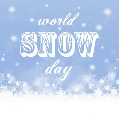 Gün kar. Noel tebrik kartı Merry Christmas yazı