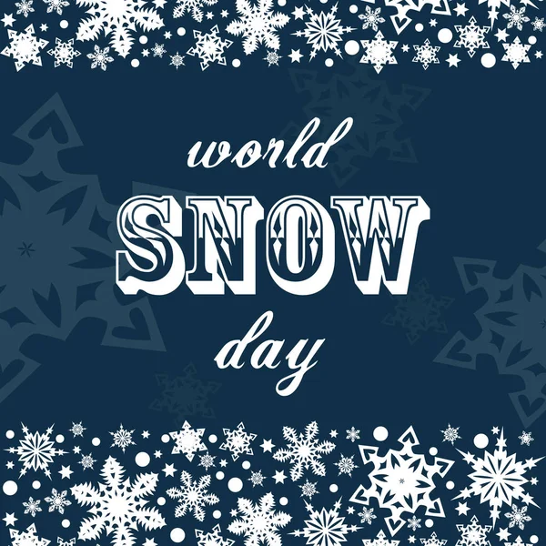 Gün kar. Noel tebrik kartı Merry Christmas yazı