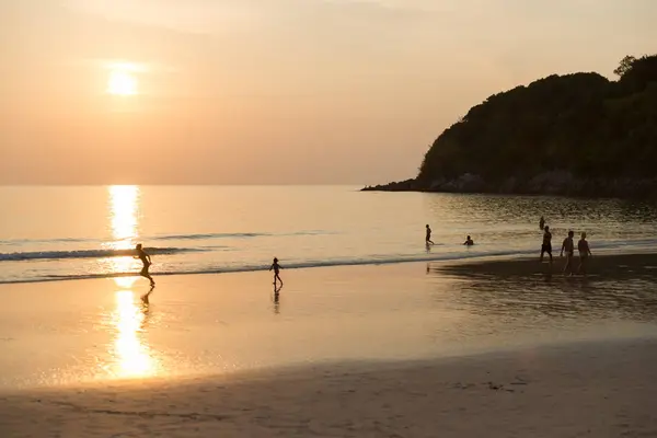 Παραλία Sunset στην Ταϊλάνδη, Πουκέτ — Φωτογραφία Αρχείου