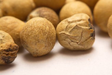 Bir arka plan beyaz biber yakın çekim.