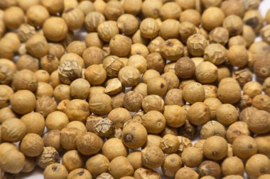 Bir arka plan beyaz biber yakın çekim.