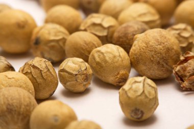 Bir arka plan beyaz biber yakın çekim.