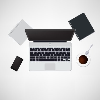 Bilgisayarlı ofis masası