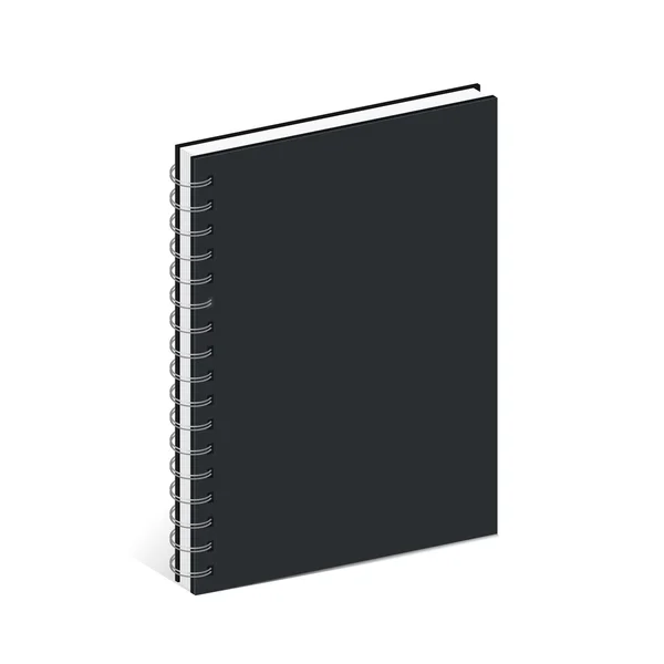 Tom Spiral Notebook mall — Stock vektor