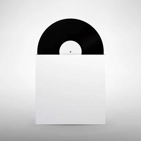 Gerçekçi vinil kol kadar sahte. Vektör çizim