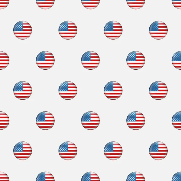 Stars and stripes seamless modeli. Amerikan bayrağı dayalı ABD Bağımsızlık günü Festival vektör yinelenebilir dokular. Anma Günü arka plan.