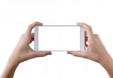 Üstten Görünüm eller ile cep telefonu kamera çekimi