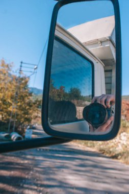 İş yerinde sokak fotoğrafçısı