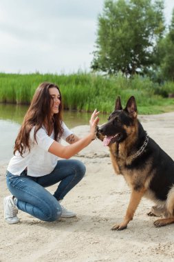 Kız ve onun muhteşem Alman çoban