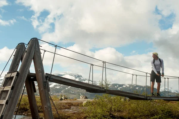 Тролльтунга в Норвегии сказочная красота — стоковое фото