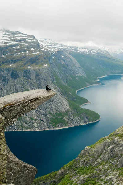 Trolltunga en Noruega es una belleza fabulosa — Foto de Stock