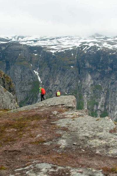 Тролльтунга в Норвегии сказочная красота — стоковое фото