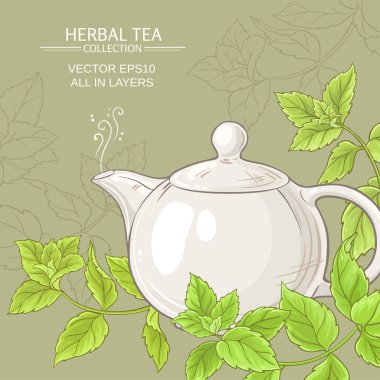  Naneli çay çaydanlık 