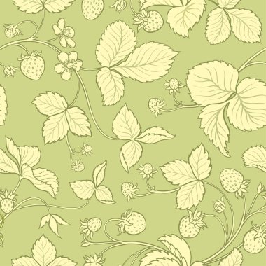 çilek vektör seamless modeli 