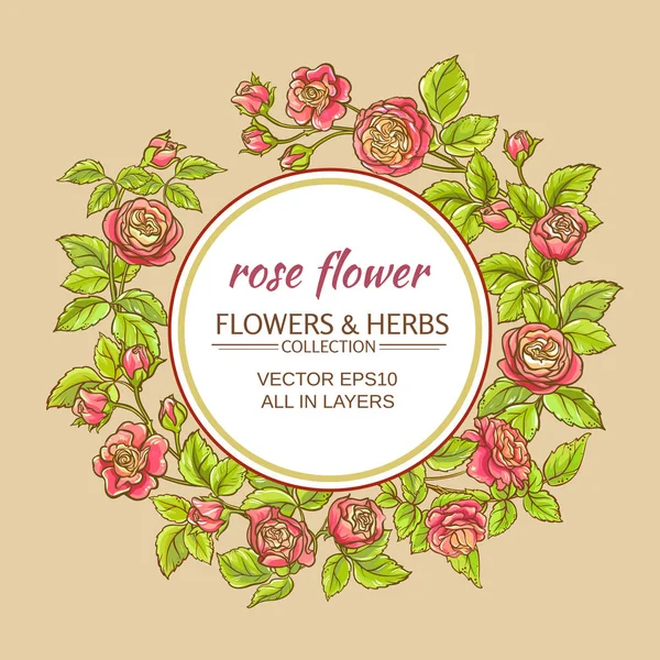 Gül vektör çerçeve