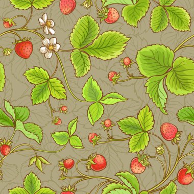 çilek vektör seamless modeli 