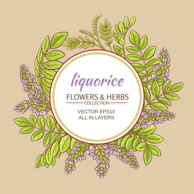 vektör çerçeve liquorise