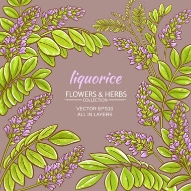 vektör çerçeve liquorise