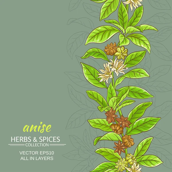 Anason vektör arka plan