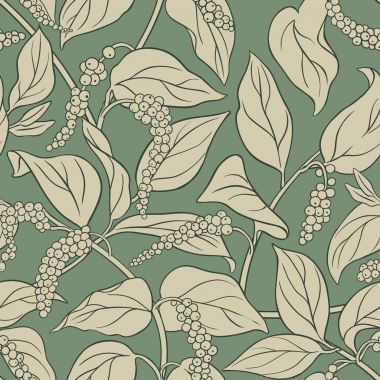 siyah zemin biber vektör desen