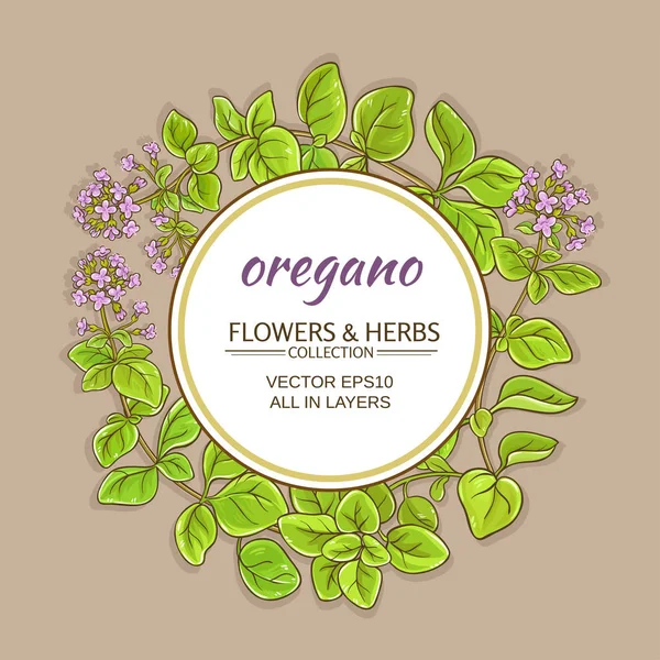 kekik vektör çerçeve