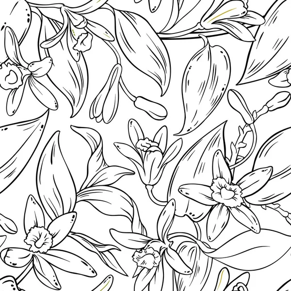 vanilla seamless pattern