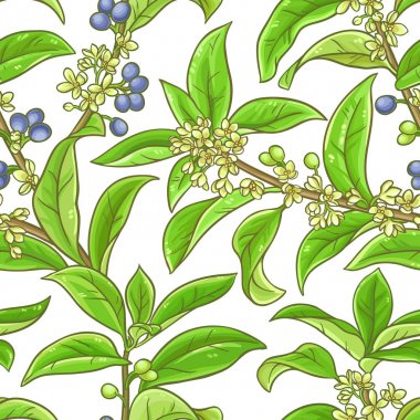 Osmanthus vektör desen