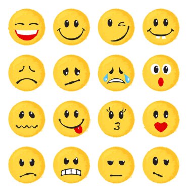 Sarı ifadeleri ve emojis