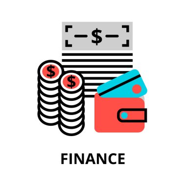 Finans simgesi, grafik ve web tasarım