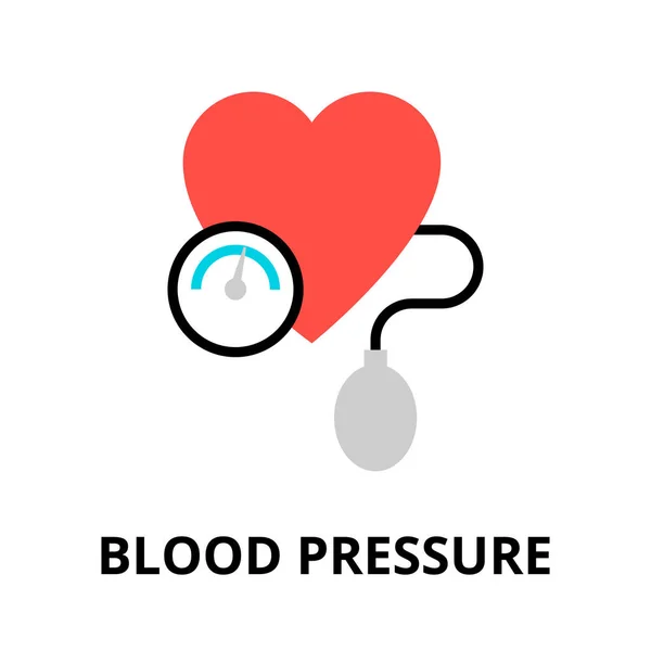Concepto de icono de la presión arterial — Vector de stock
