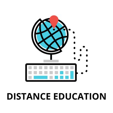 Öğrenme süreci ve Uzaktan eğitim Internet simgesi